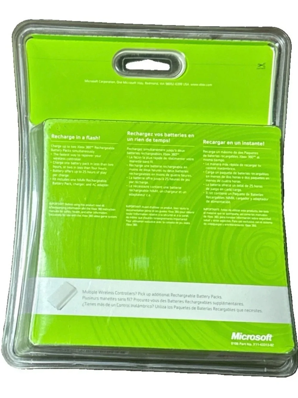 Microsoft Xbox 360 Live Quick Charge + Play & Charge Kit NEW SEALED